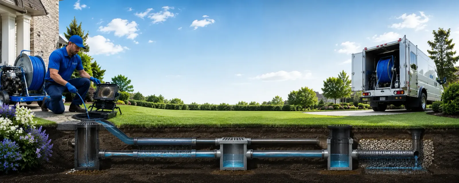 Outdoor drain cleaning information for Atlanta, NE